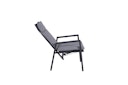 Vorschaubild Garden Pleasure Gartenmöbel Set AMIRA / SINTRA, Ausziehtisch 195 /240 x 100 + 6 Sessel, Alu Anthrazit / Kunststoffgewebe Grau / Kissen 100 % Polyester