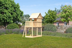 Akubi Kinderspielturm Frieda mit Anbau