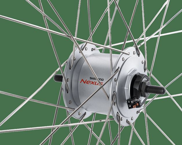 CONTEC Vorderrad Classic Z19 + Shimano DH-C3000 28 Zoll silber