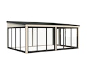Vorschaubild Palmako Glashaus Lumi 23,3 m² - (Wintergartenanbau) Slide Plus
