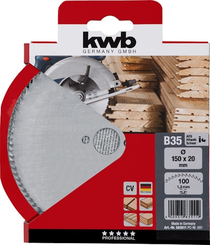 kwb Hk-Sägebl. CV Ø 150 x 20  Z100 583511