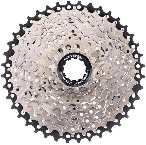 CONTEC Kassette Grad 9-fach 11-40 Zähne silber / schwarz