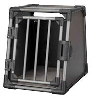 TRIXIE Hundetransportbox Aluminium graphit