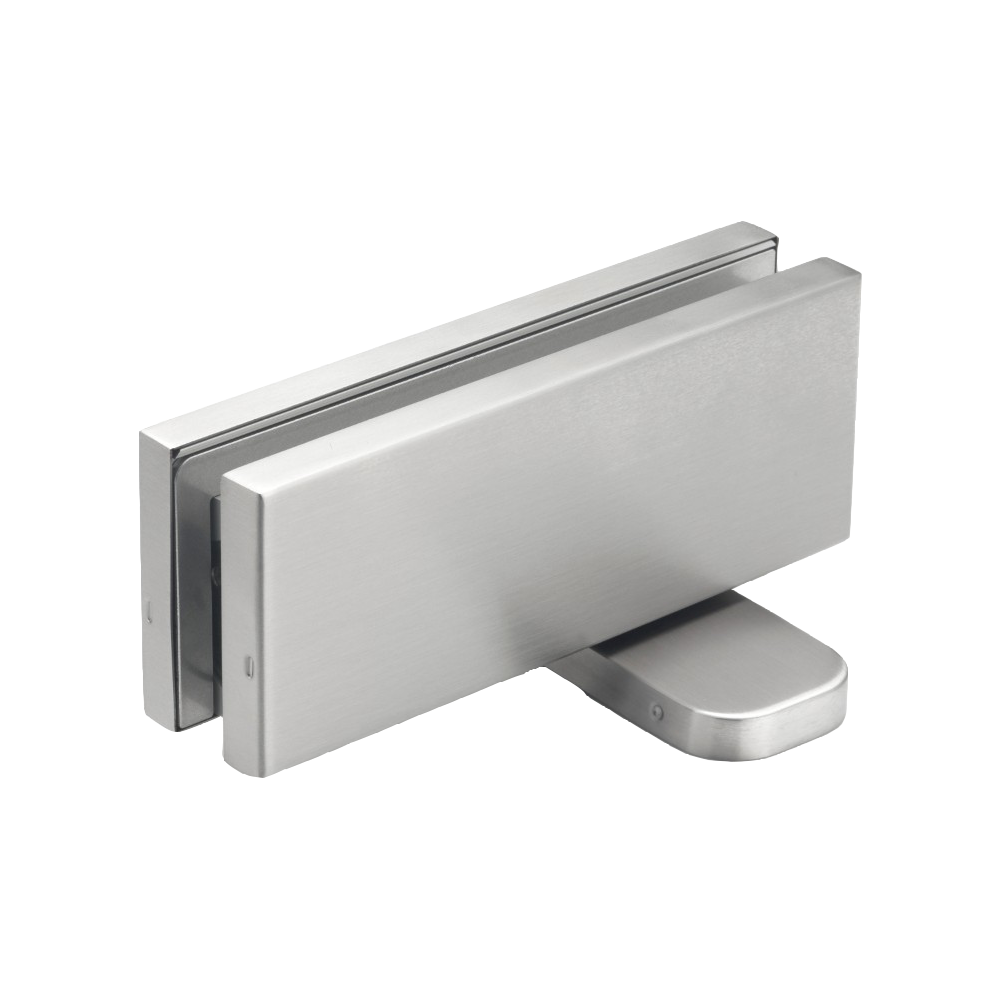 Griffwerk Pivot Glas- Edelstahl matt Glastürschließer- einstellbar- hydraulisch -100Kg- 8-12mm