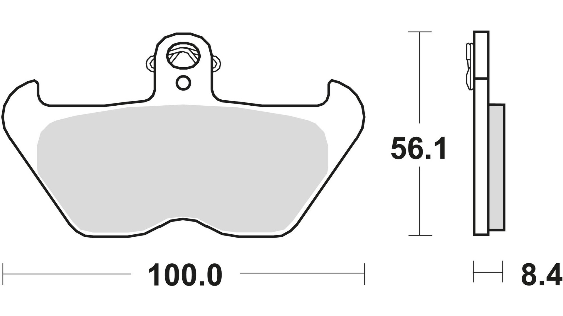 TRW Bremsbelag Typ SV Sintermetall mit ABE, Bremsbelag "MCB 680" Satz