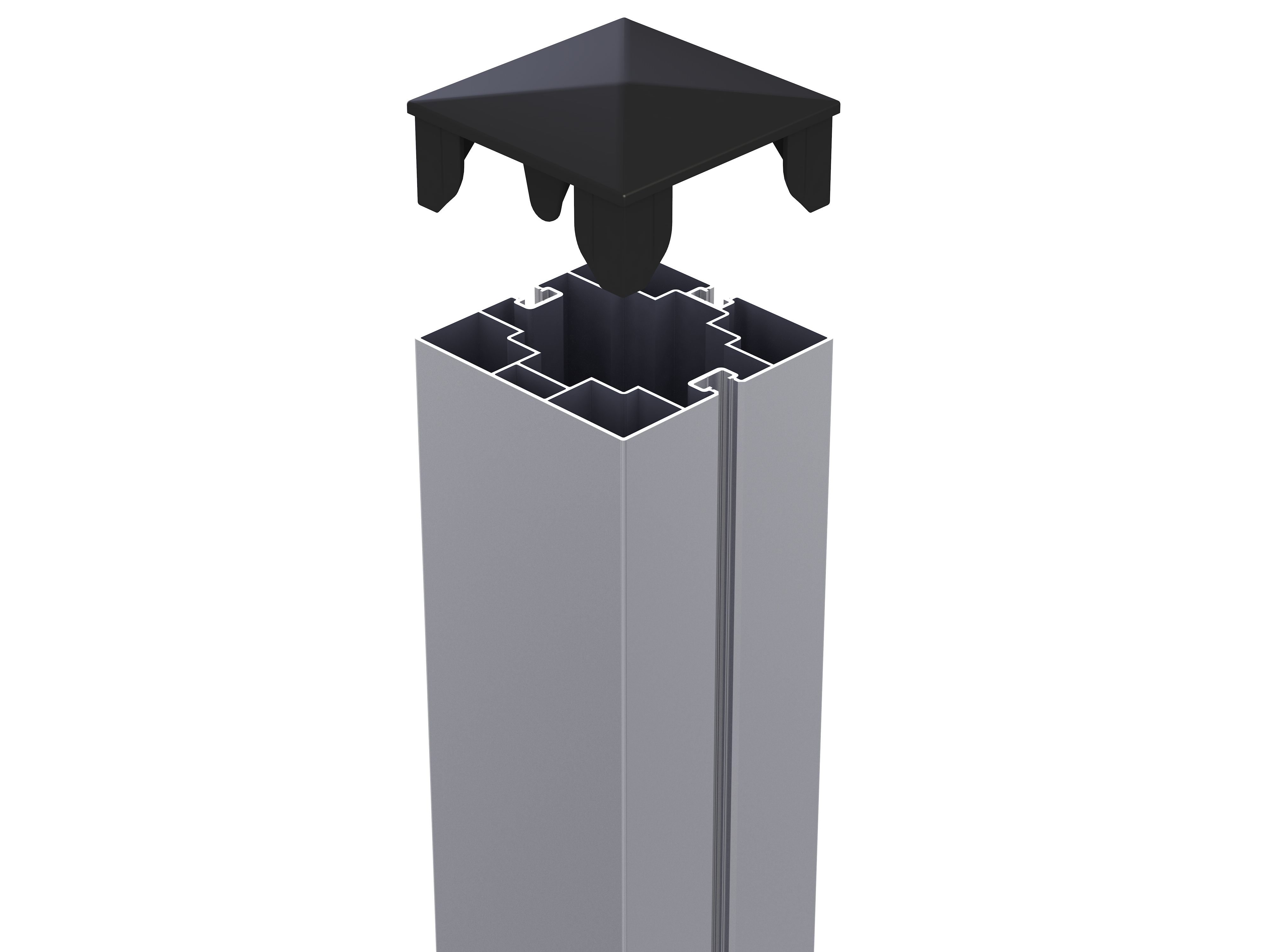 TRIAS Aluminium-Pfosten 1925 mm