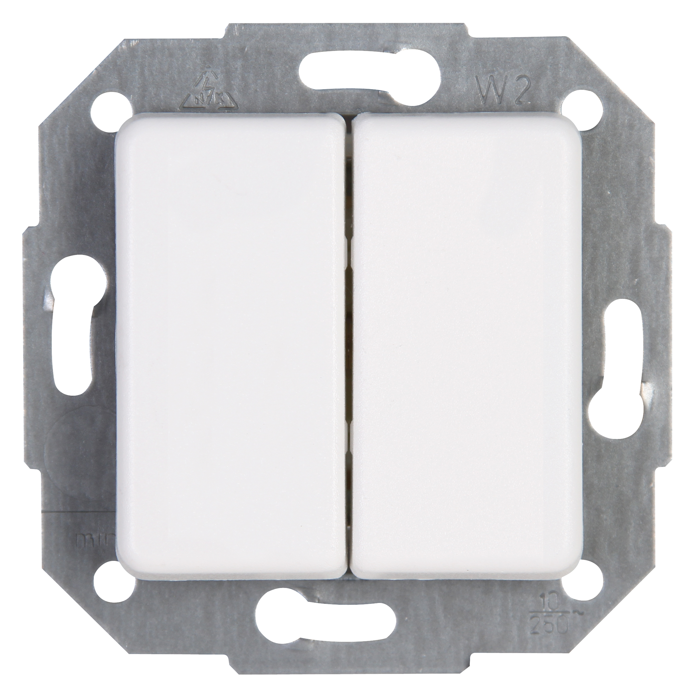 Kopp Serienschalter EUROPA arktis-weiß