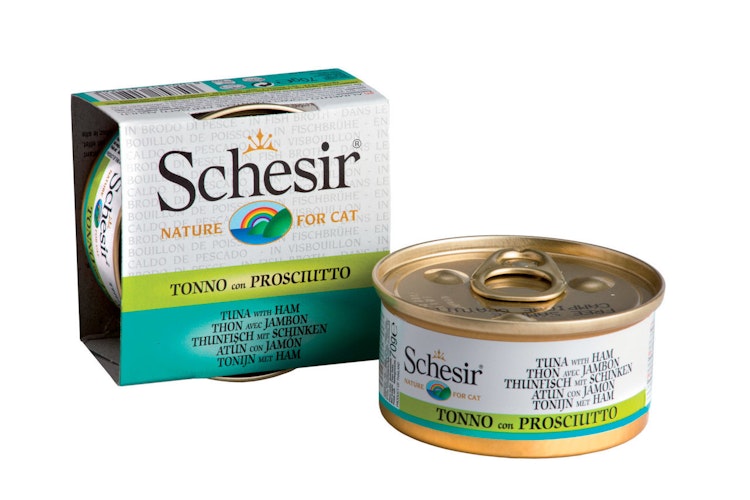 Schesir in Kochbrühe 70g Dose Katzennassfutter