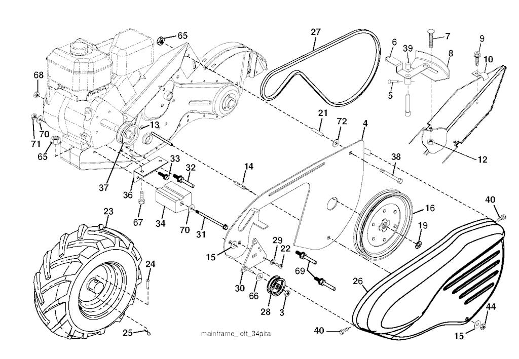Explosionszeichnung Ersatzteile