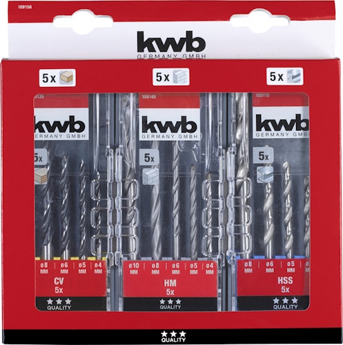 kwb 3er Set POWERBOX Kassetten 109156