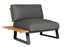 Diamond Garden Modullounge kurze Ecke links NORA Sun & Rain, Aluminium / Teak / Tuvatextil (100 % Polyacryl)Zubehörbild