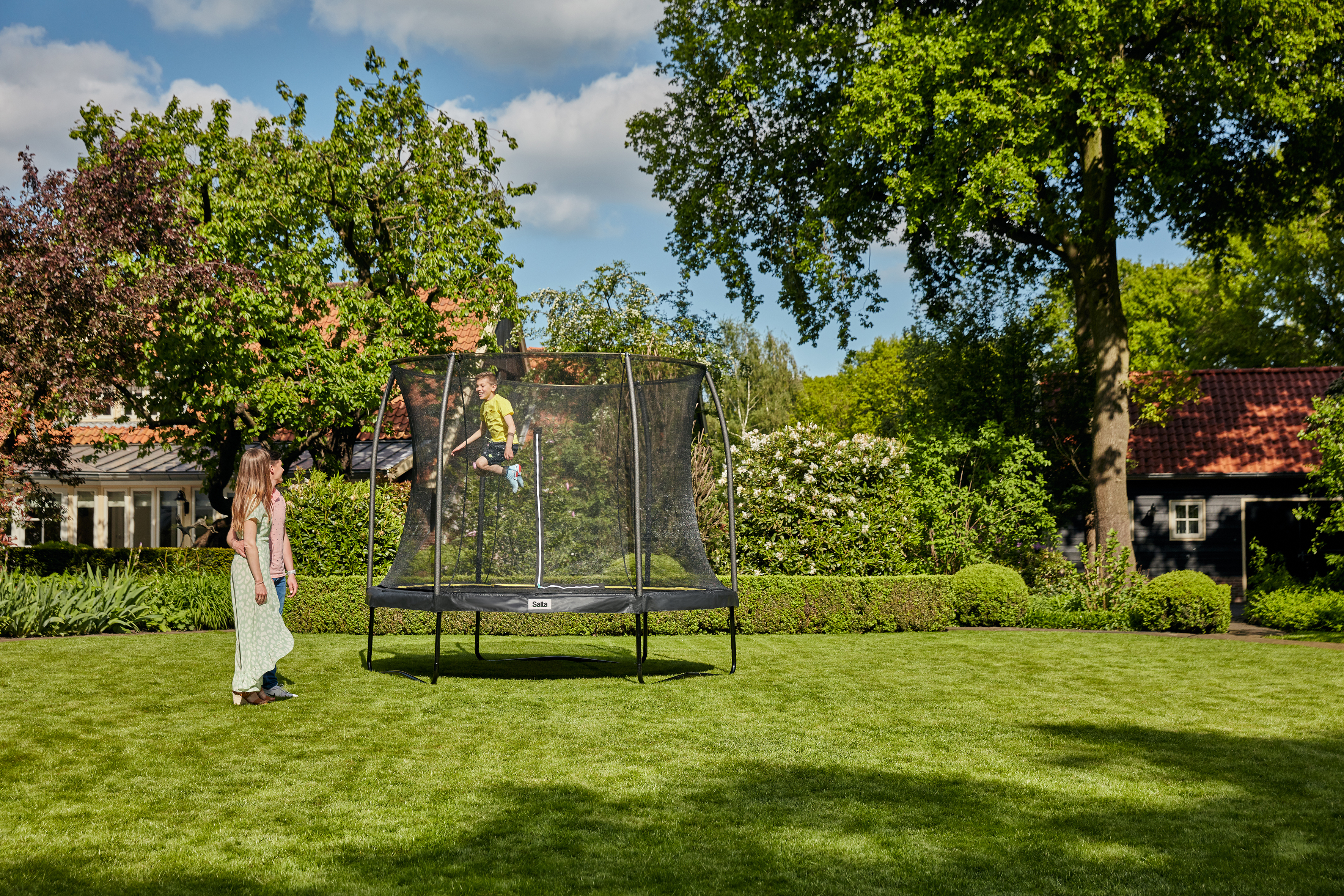 Salta Comfort Edition Trampolin Schwarz