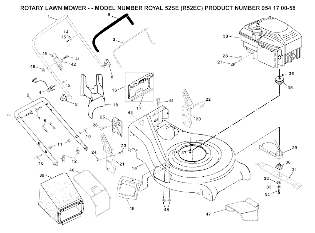 Explosionszeichnung Ersatzteile