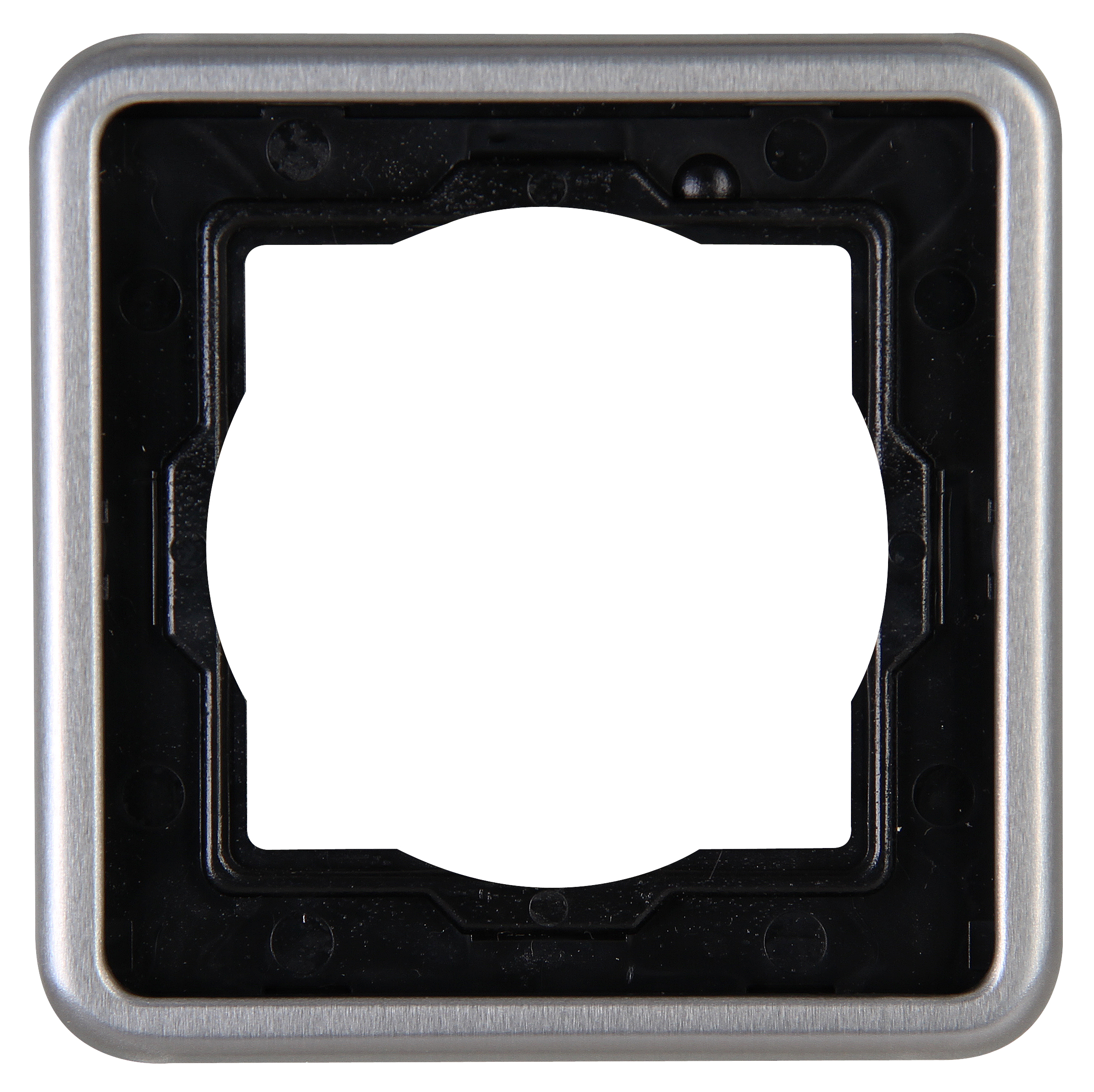 Kopp Abdeckrahmen VISION 1-fach stahlfarben