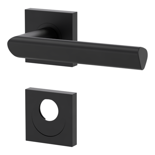 Griffwerk Türgriff TRI 134 - Schraubtechnik, eckig, Graphitschwarz