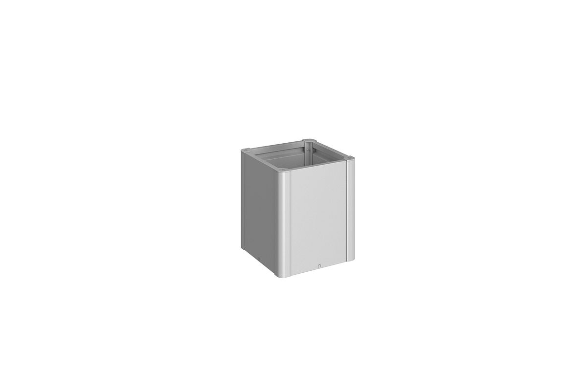 Biohort Pflanzbeet Belvedere B 53 x T 53 cm (Gr. 50) 61 cm (MIDI) silber-metallic