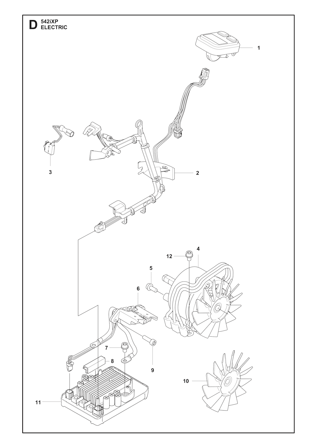Explosionszeichnung Ersatzteile