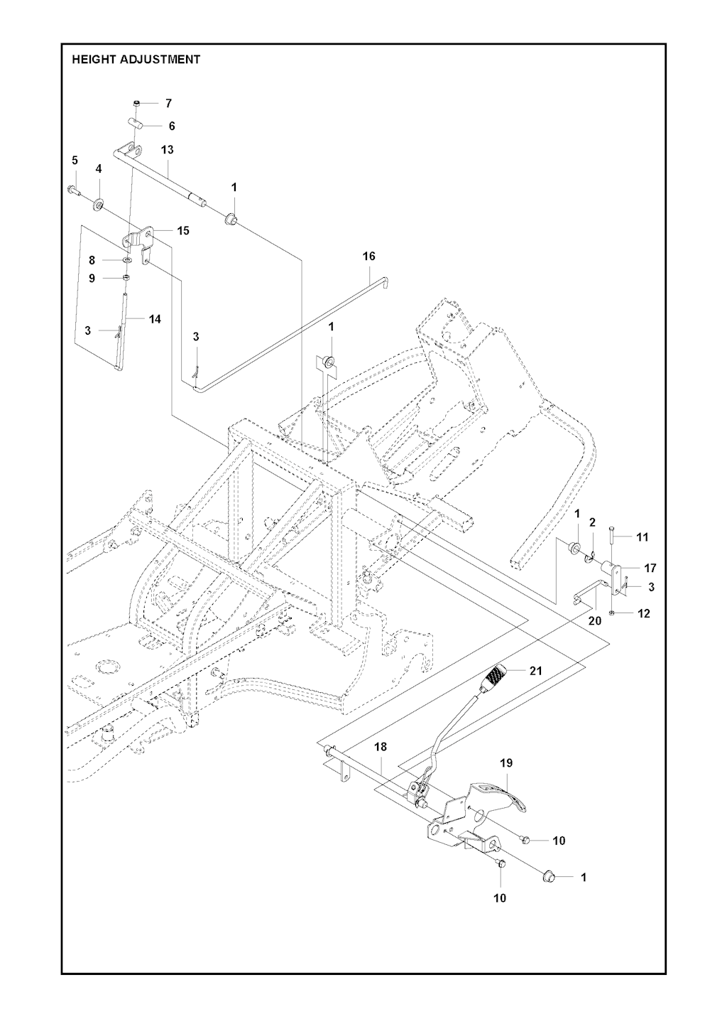 Explosionszeichnung Ersatzteile