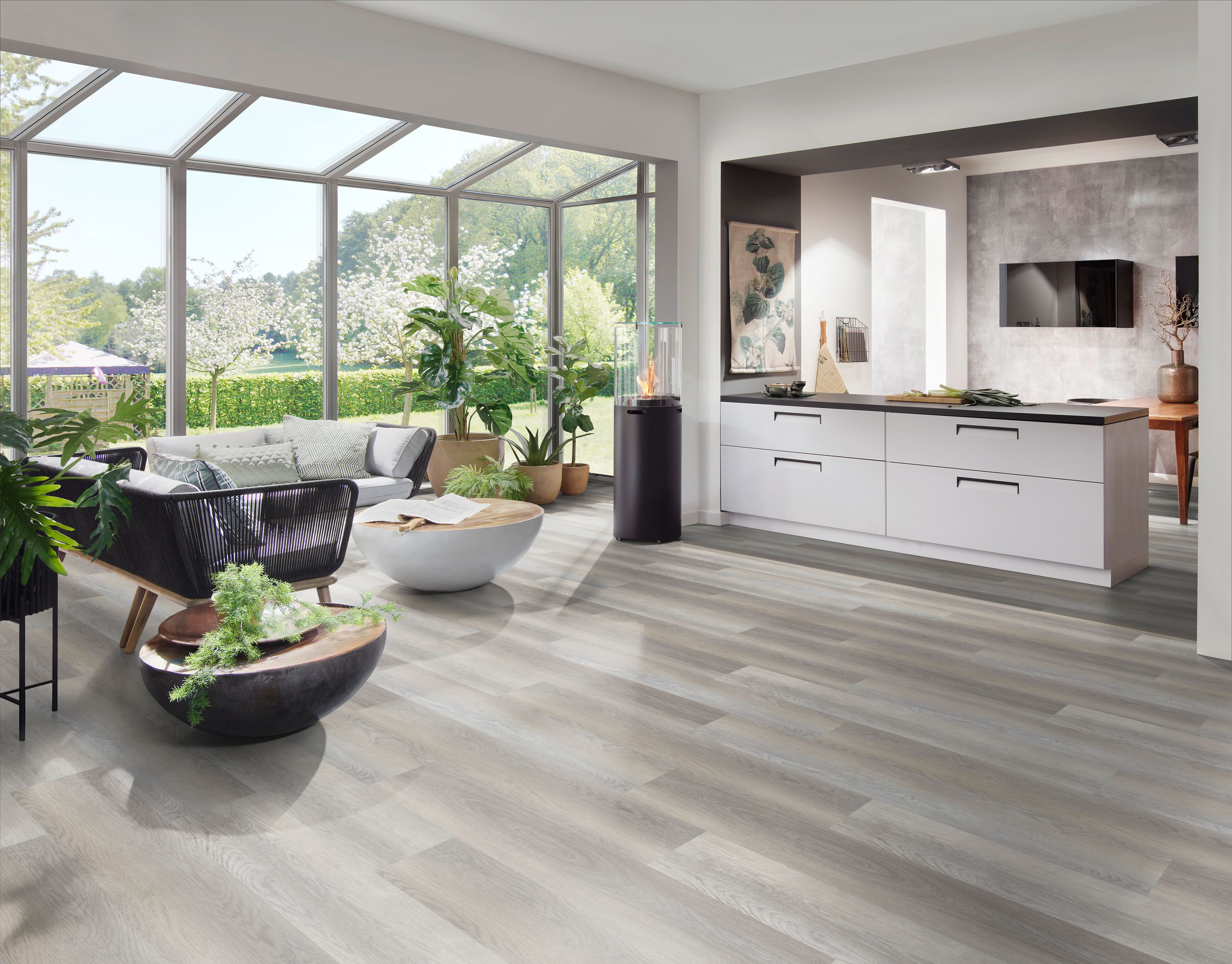 STRONG SPC Multilayer+ Hexenberg Klick-Designboden Landhausdielenoptik