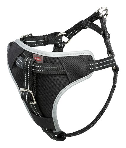 TRIXIE Auto-Geschirr Comfort, M: 50–65 cm/20 mm, schwarz
