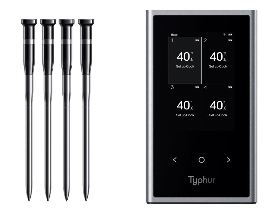 Typhur Grillthermometer SYNC Quad - 4 Thermometer
