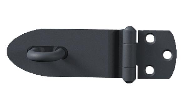 Alberts® Sicherheits-Überfalle Ovado verz.,graphitgrau beschichtet Länge 100 mm