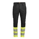 Vorschaubild Jobman 2329 Damen-Servicehose Stretch Hi-Vis D32 Schwarz / Gelb