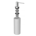 Vorschaubild Edelstahl Seifenspender Rund, Gebürstet, von oben Befüllbar