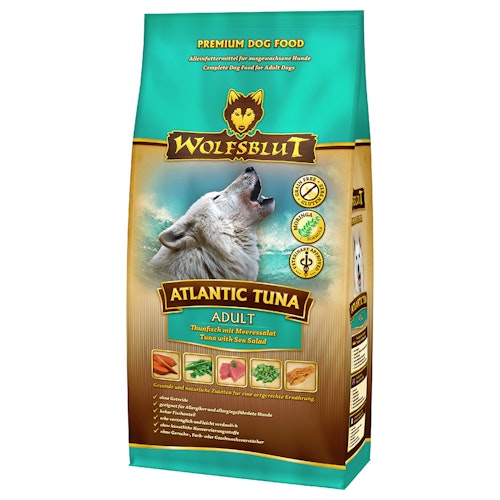 WOLFSBLUT Atlantic Tuna Thunfisch mit Meeressalat Hundetrockenfutter