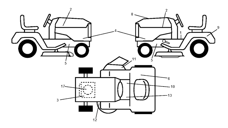 Husqvarna Gartentraktoren 96051000700 CT 126