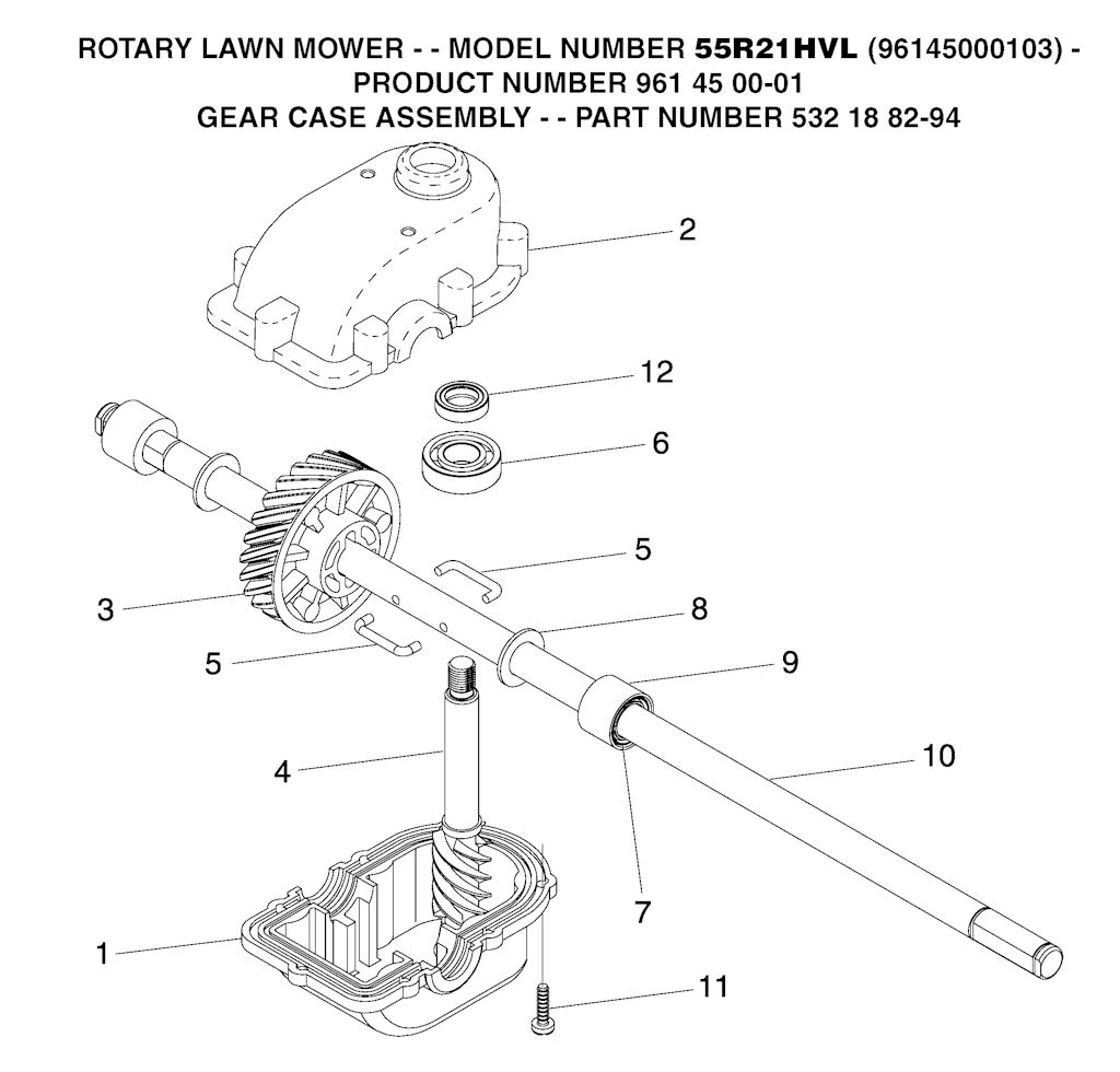 Explosionszeichnung Ersatzteile