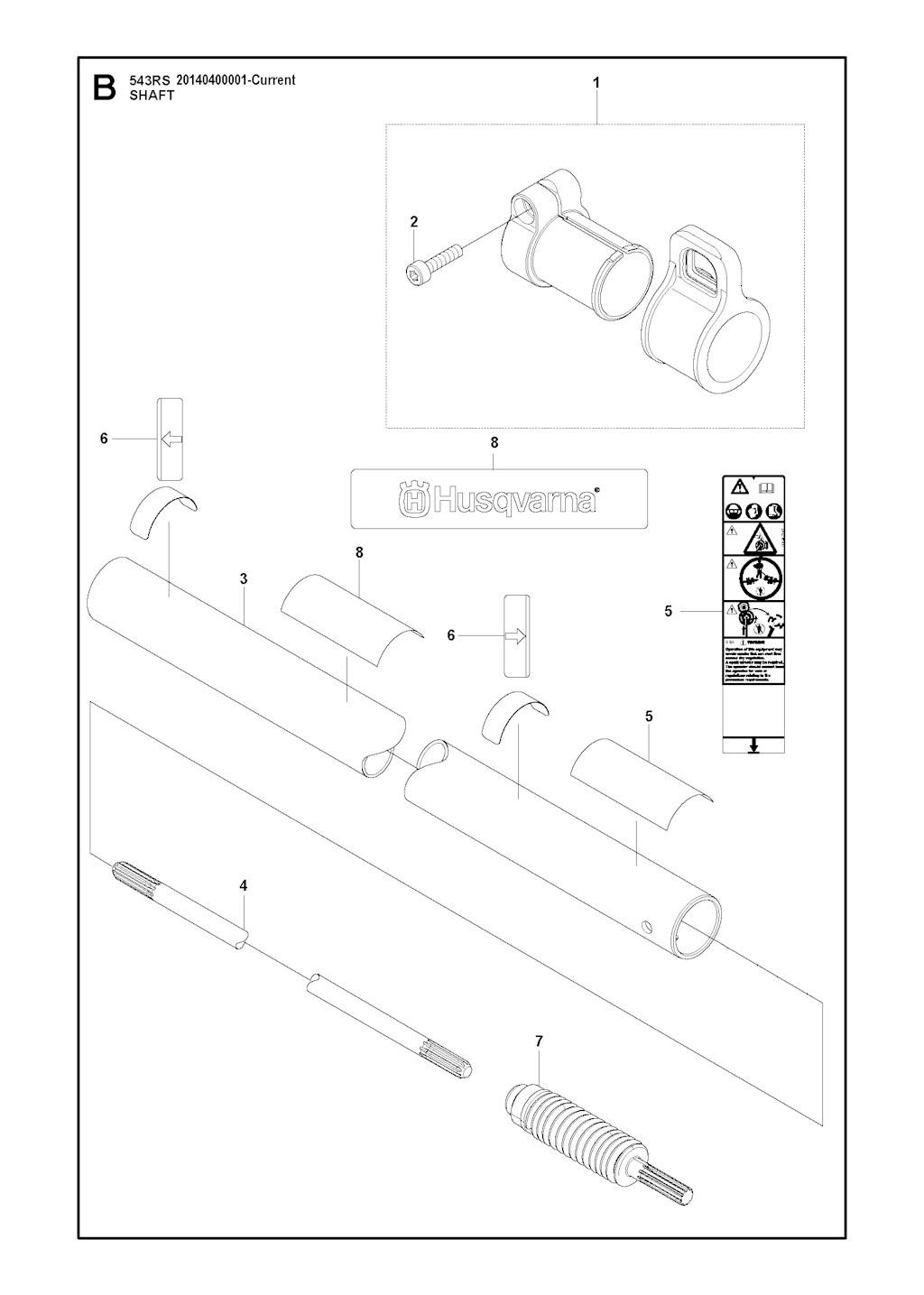Explosionszeichnung Ersatzteile