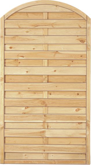 T&J MAXI BOGEN Lamellenzaun 100 x 180/160 cm