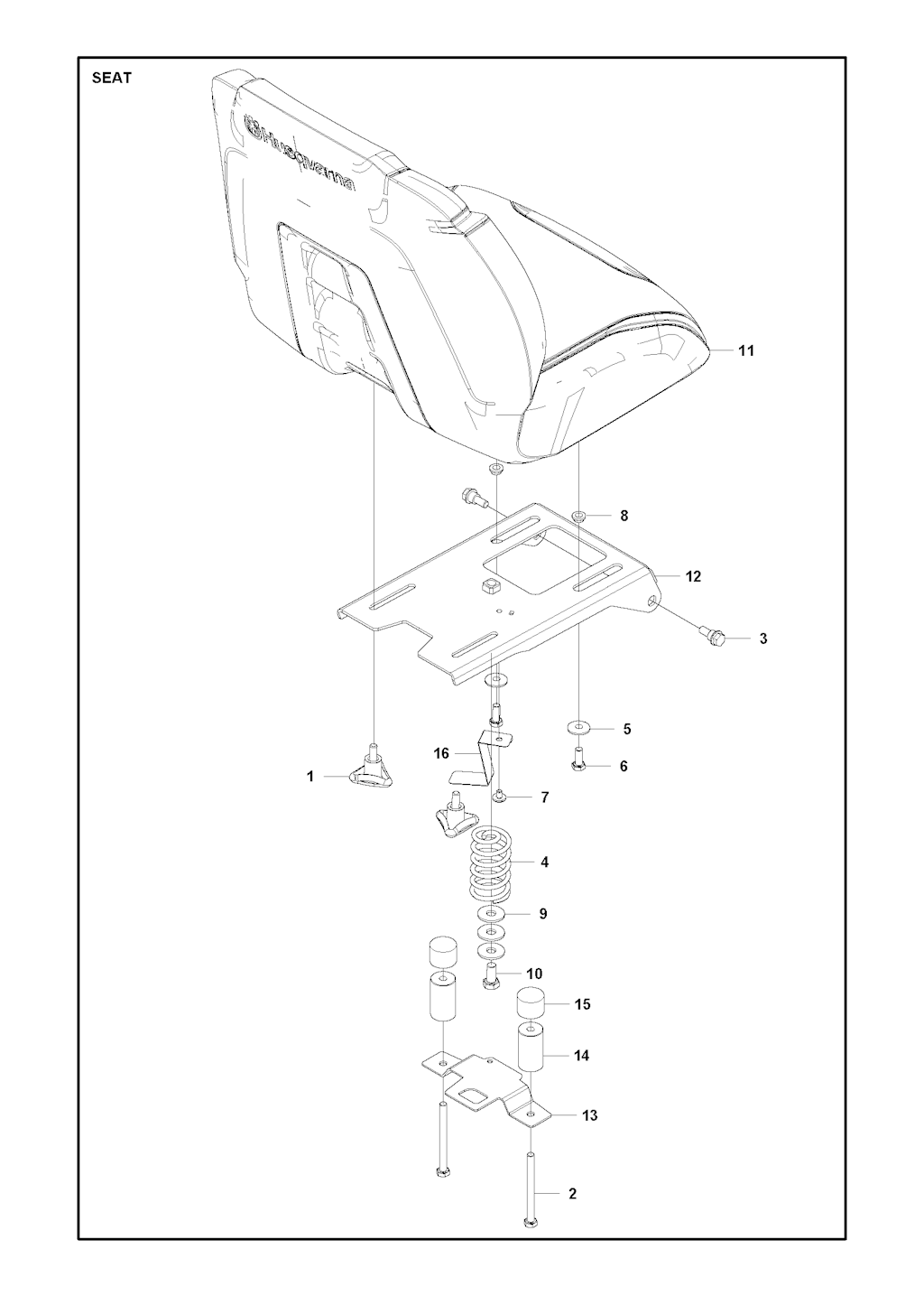 Explosionszeichnung Ersatzteile