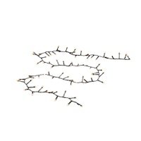 Konstsmide Weihnachtsbeleuchtung  Micro LED Compactlights gefrostet 2000 bernstein