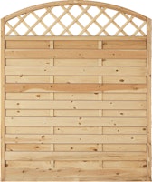 T&J MAXI BOGEN RANK Lamellenzaun 150 x 180/160 cm