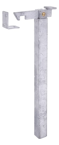 Alberts® Torfeststeller höhenverst.um120mm f.d.Befest.i.Boden,fvz.,z.Einbetonieren,H300mm 