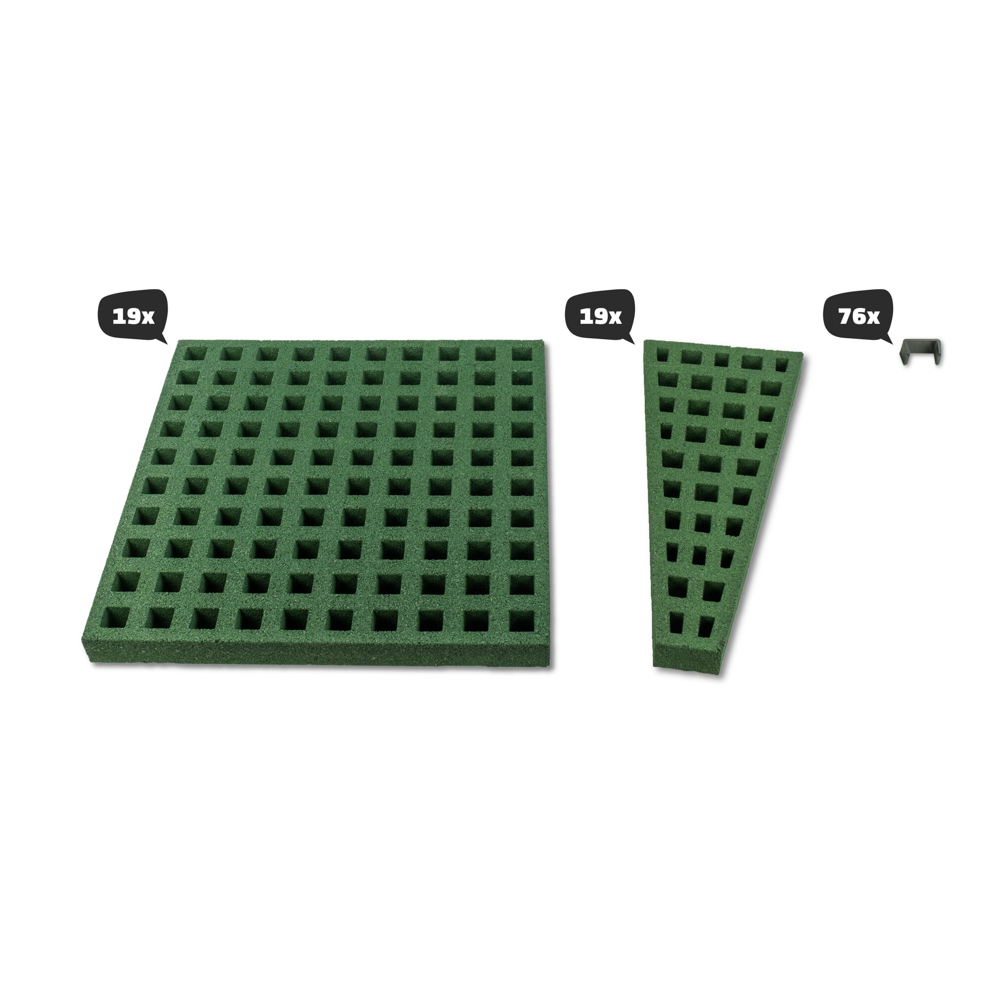 EXIT Freezone Trampolin Sicherheitsplatten Ø 366 cm