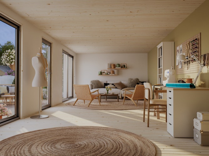 Palmako Gartenhaus Rebekka 31,8 m² - 160 mm