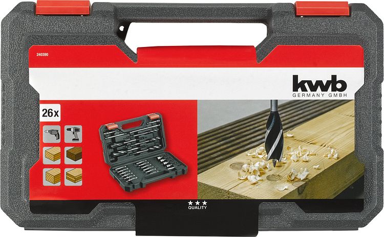 kwb Bit-Bohrersatz 26 tlg. 240390