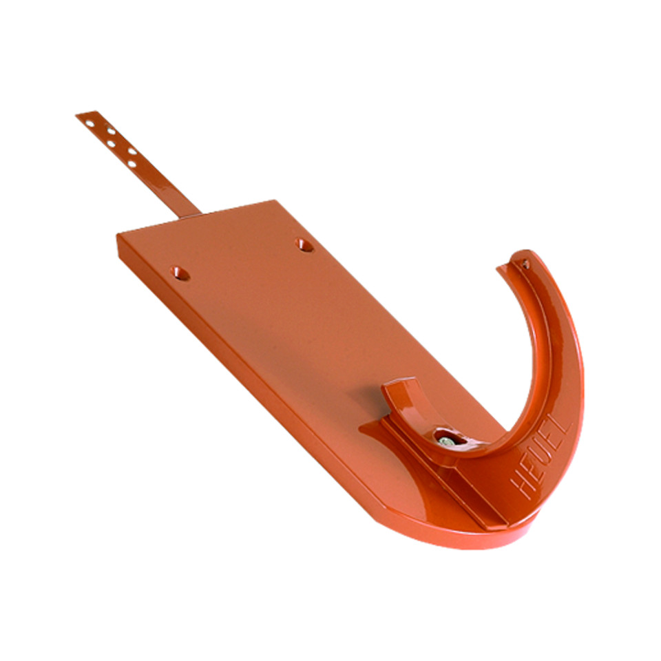 HEUEL Schneefangsystem Halterung Biberschwanzziegel - Schneefangrundholz - anthrazit