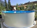 Summer Fun Stahlwandpool Set Exklusiv CANNES Achtform 625 x 360 x 150 cm