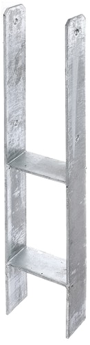 Alberts® H-Pfostenträger 300x60x5mm für verschiedene Pfostenstärken