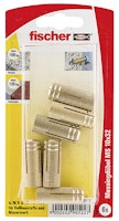 FISCHER Messingdübel MS 10x32 K (6 Stück)