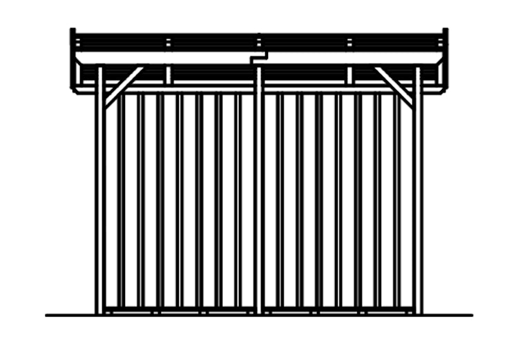 Skan Holz Holzunterstand Max 1