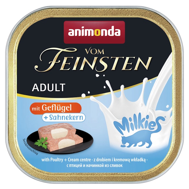 animonda Vom Feinsten Adult mit Milchkern 100g Schale KatzennassfutterVorschaubild