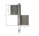 Vorschaubild Alberts® Konstruktionsband Typ KO4,zweit.,z.Anschweißen,Höhe 140mm