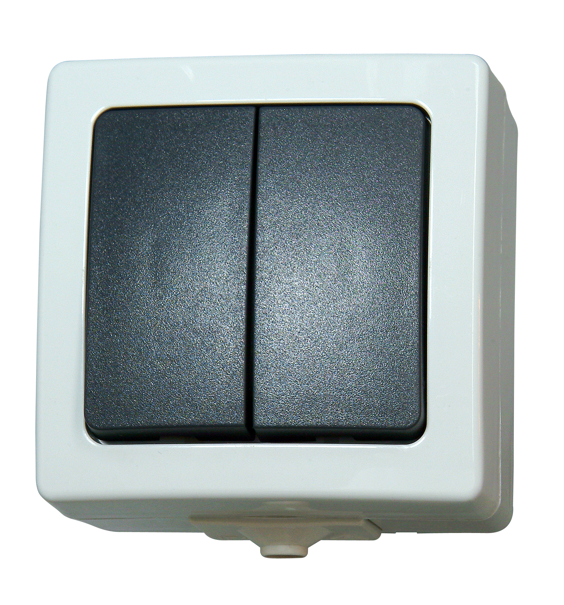 Kopp Serienschalter NATIC grau