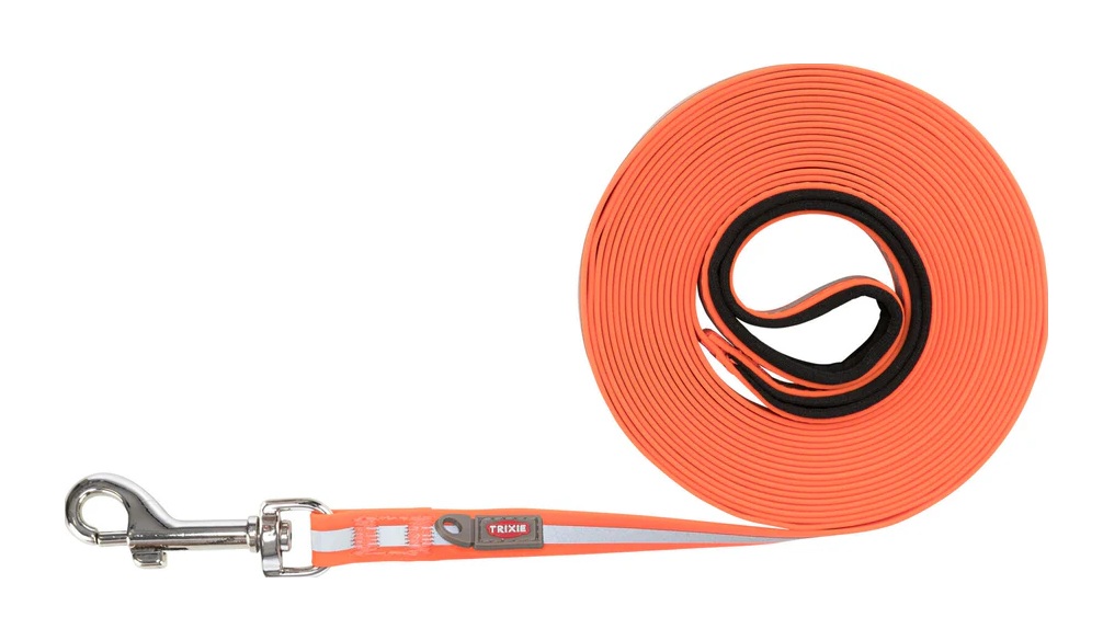 TRIXIE Easy Life Schleppleine, reflektierend, L–XL: 10 m/17 mm, orange