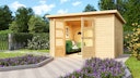 Vorschaubild Karibu Woodfeeling Gartenhaus Stockach 2/3/4/5 - 19 mm
